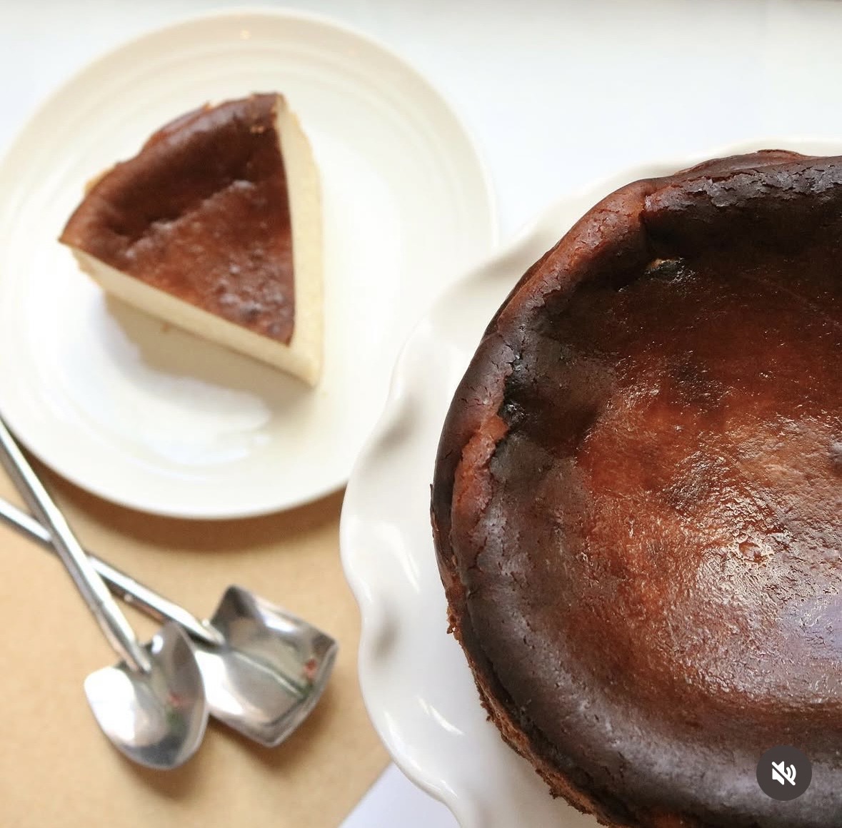 7 Days Coffee Basque Cheesecake